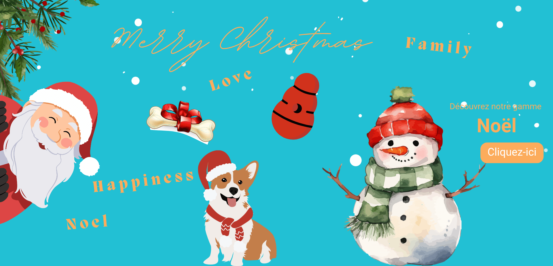 Noel pour chien, chat et NAC